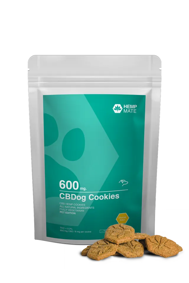 HEMPMATE CBDog Cookies - granule pre psov s CBD