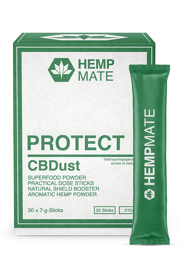 HEMPMATE CBDust prášok PROTECT