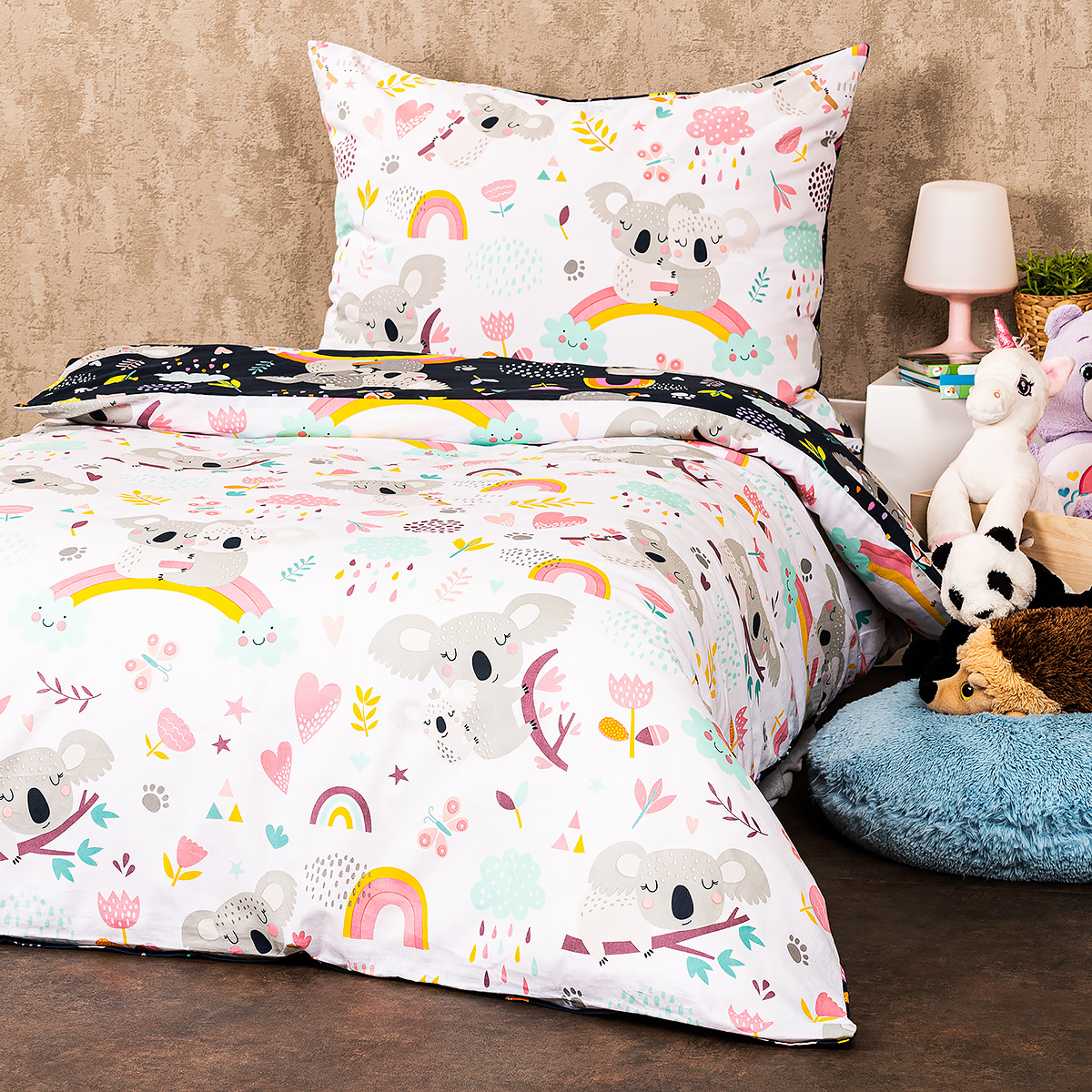 4Home Bavlnené obliečky Koala rainbow