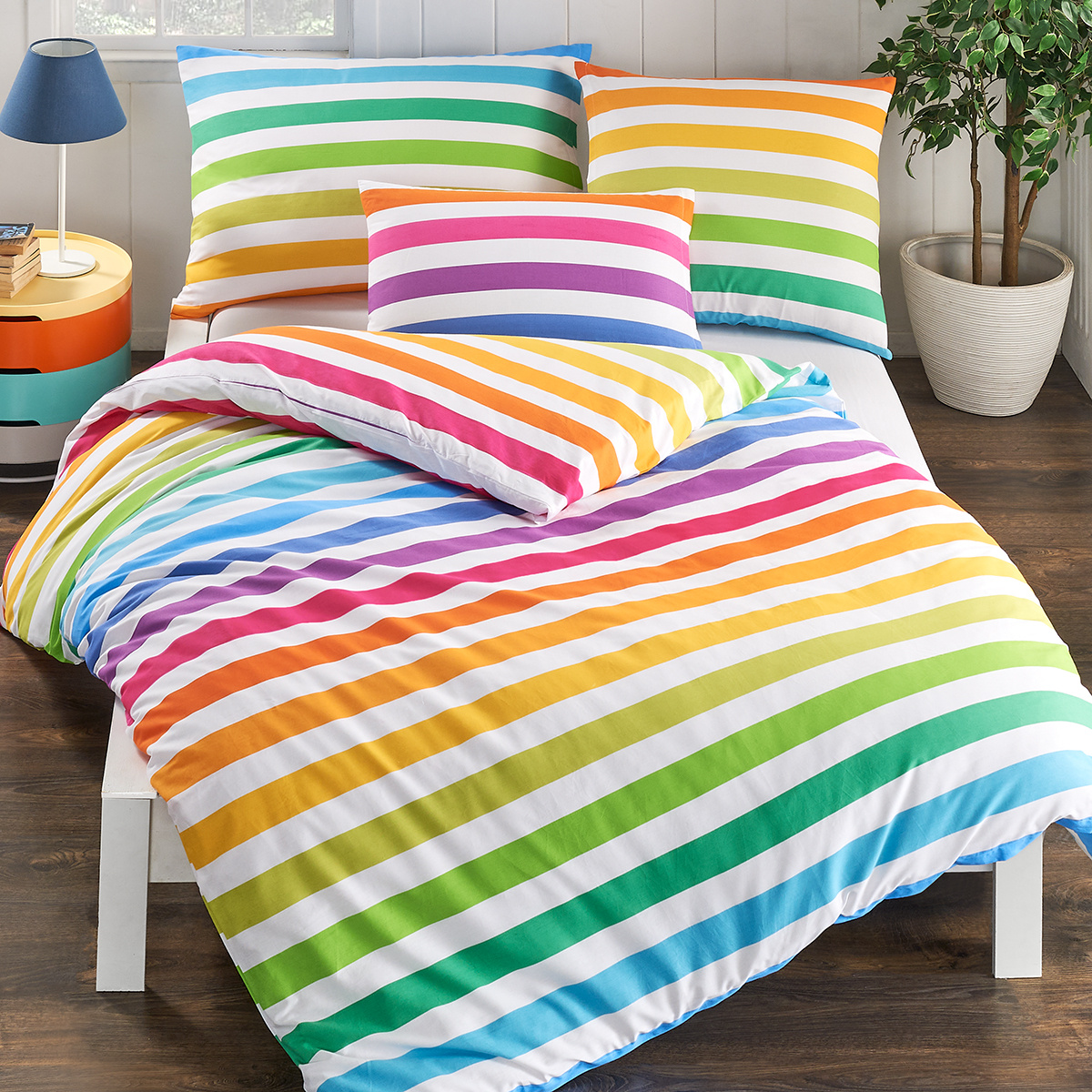 4Home Bavlnené obliečky Rainbow