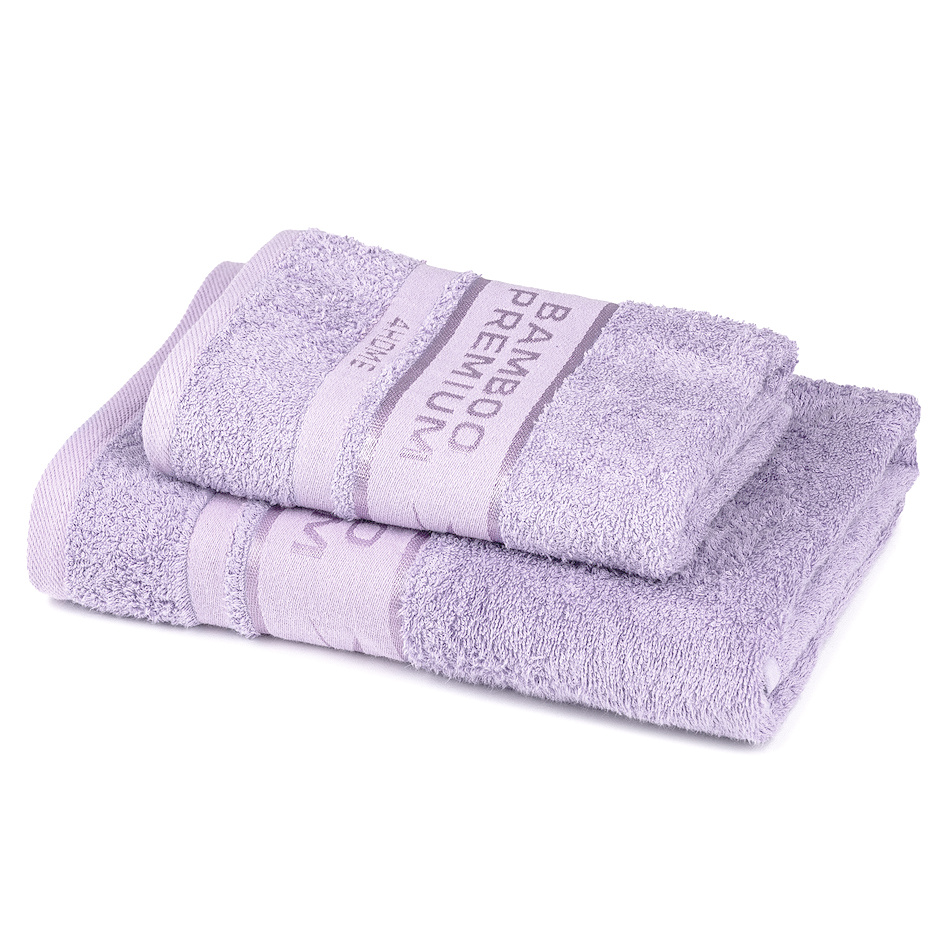 4Home Sada Bamboo Premium osuška a uterák svetlofialová