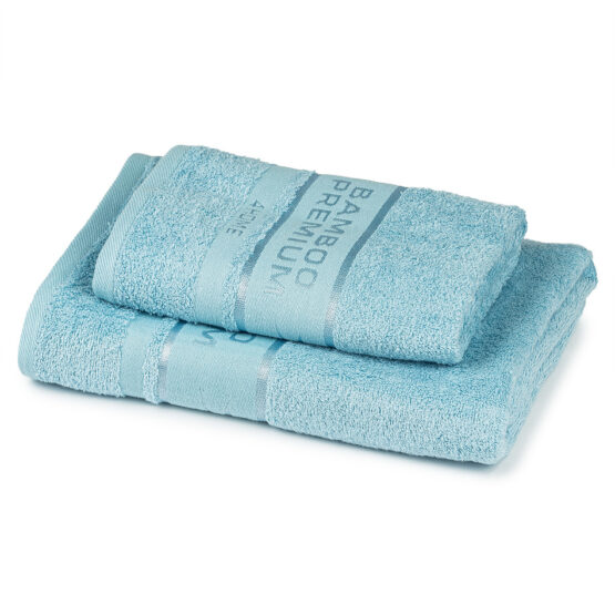 4Home Sada Bamboo Premium osuška a uterák svetlomodrá