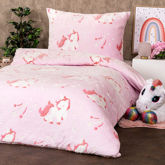 4Home Svietiace obliečky mikroflanel Fairytale