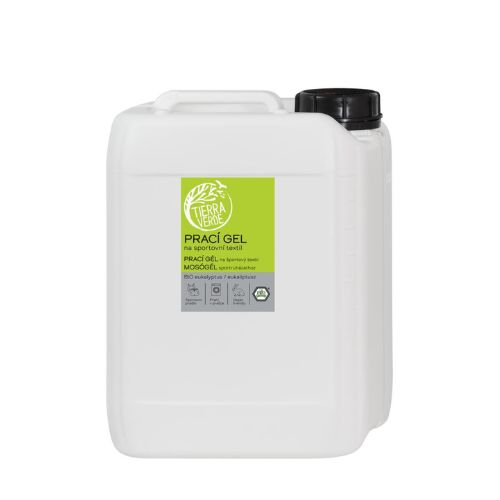 Prací gél na športový textil s BIO eukalyptovou silicou (kanister) Tierra Verde 5l