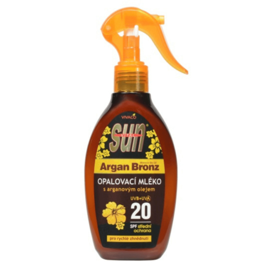 Opaľovacie mlieko s arganovým olejom SUN Argan oil  SPF 20 Vivaco 200 ml
