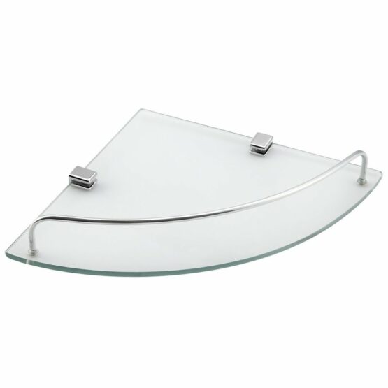 AQUALINE RB115 Rumba sklenená rohová polica 25 x 4