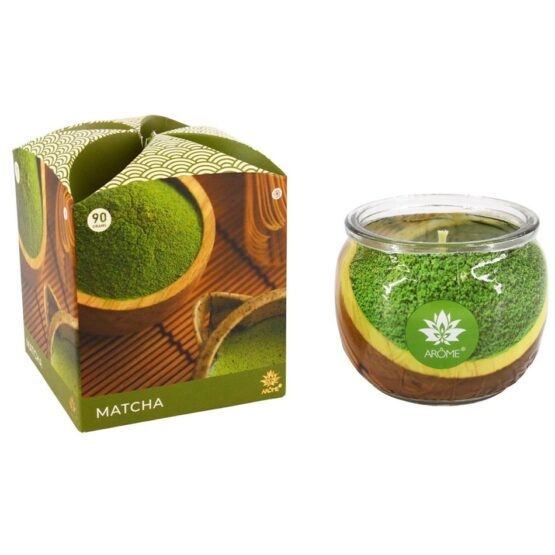 Arome Vonná sviečka v skle Matcha