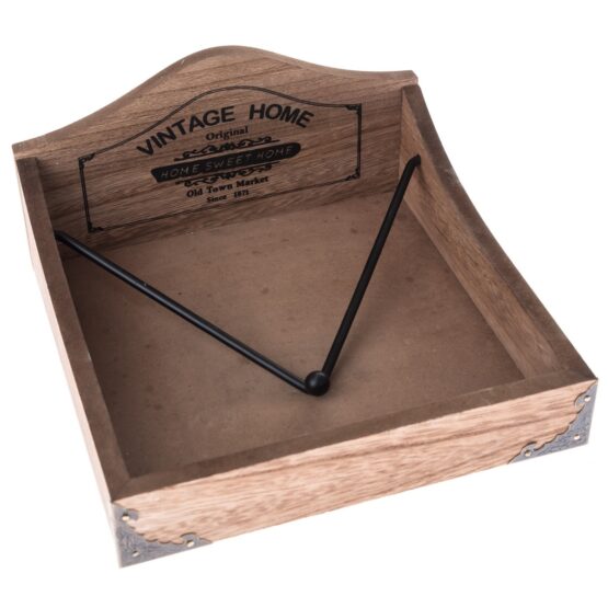 Drevený box na servítky VINTAGE HOME