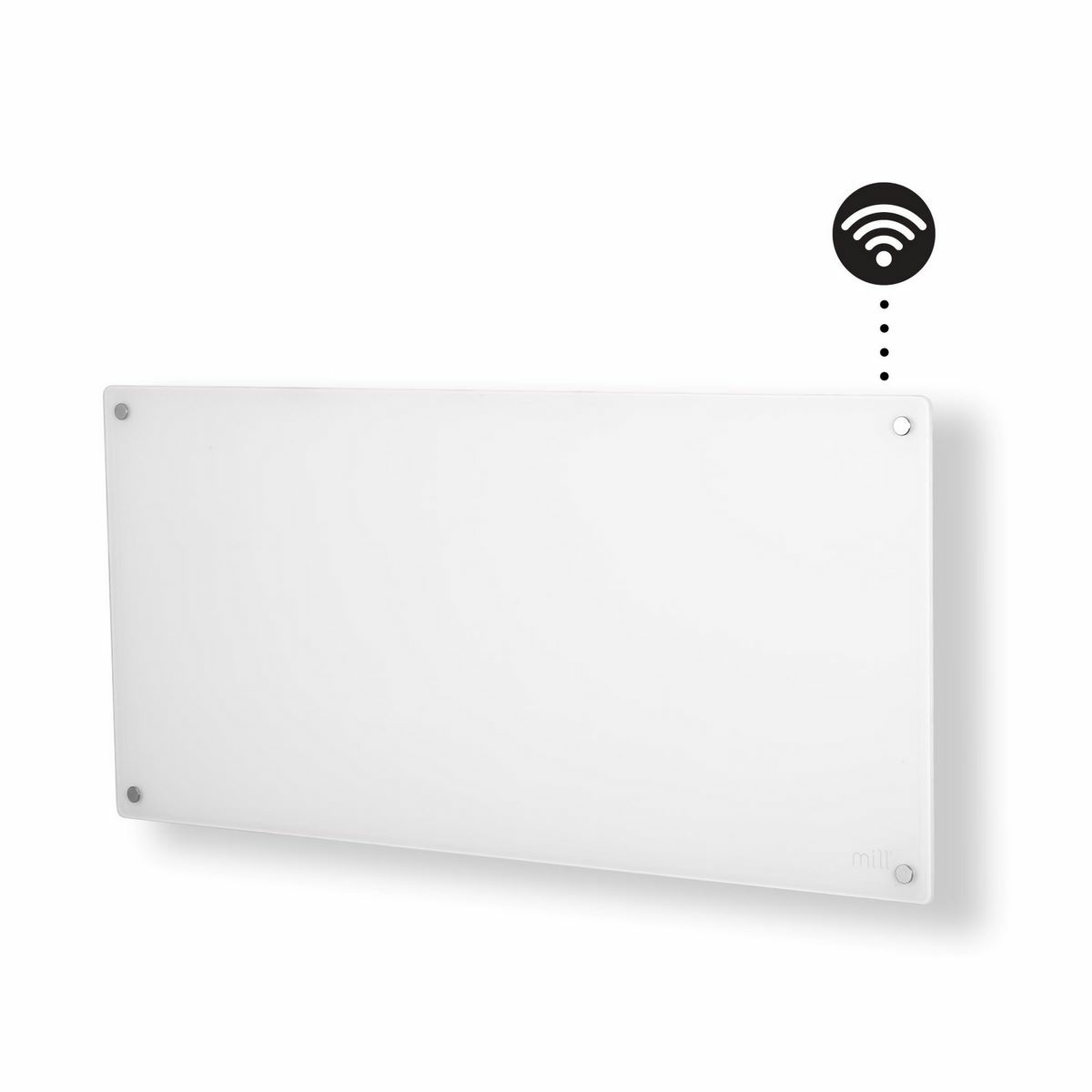 Mill Sklenený konvektor na stenu s Wifi 900 W