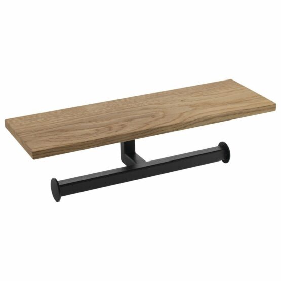 SAPHO Ska425 Ska dvojitý držiak toaletného papiera s poličkou 30 x 8 x 10 cm