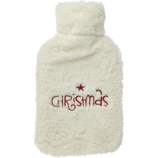 Termofor s baránkovým obalom Christmas​biela