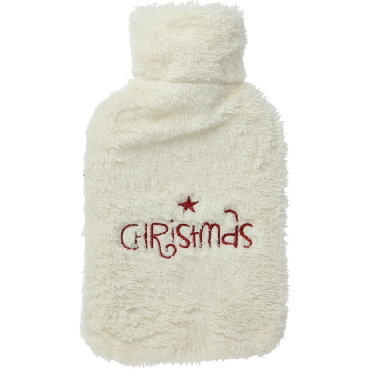 Termofor s baránkovým obalom Christmas​biela