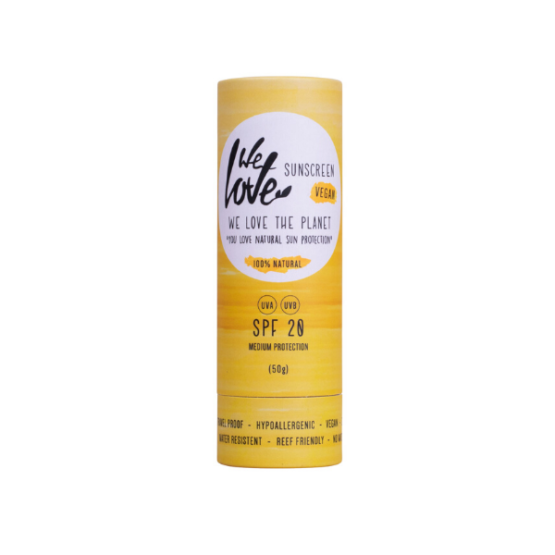 Prírodný opaľovací krém v tyčinke SPF20 We Love The Planet 50 g