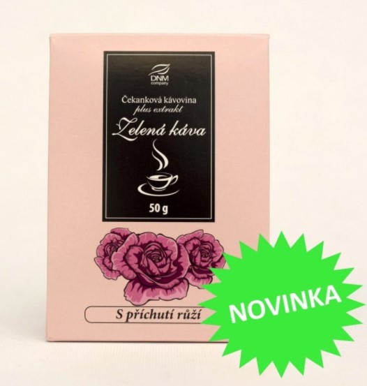 Zelená káva s príchuťou ruže Zelená káva s príchuťou ruže