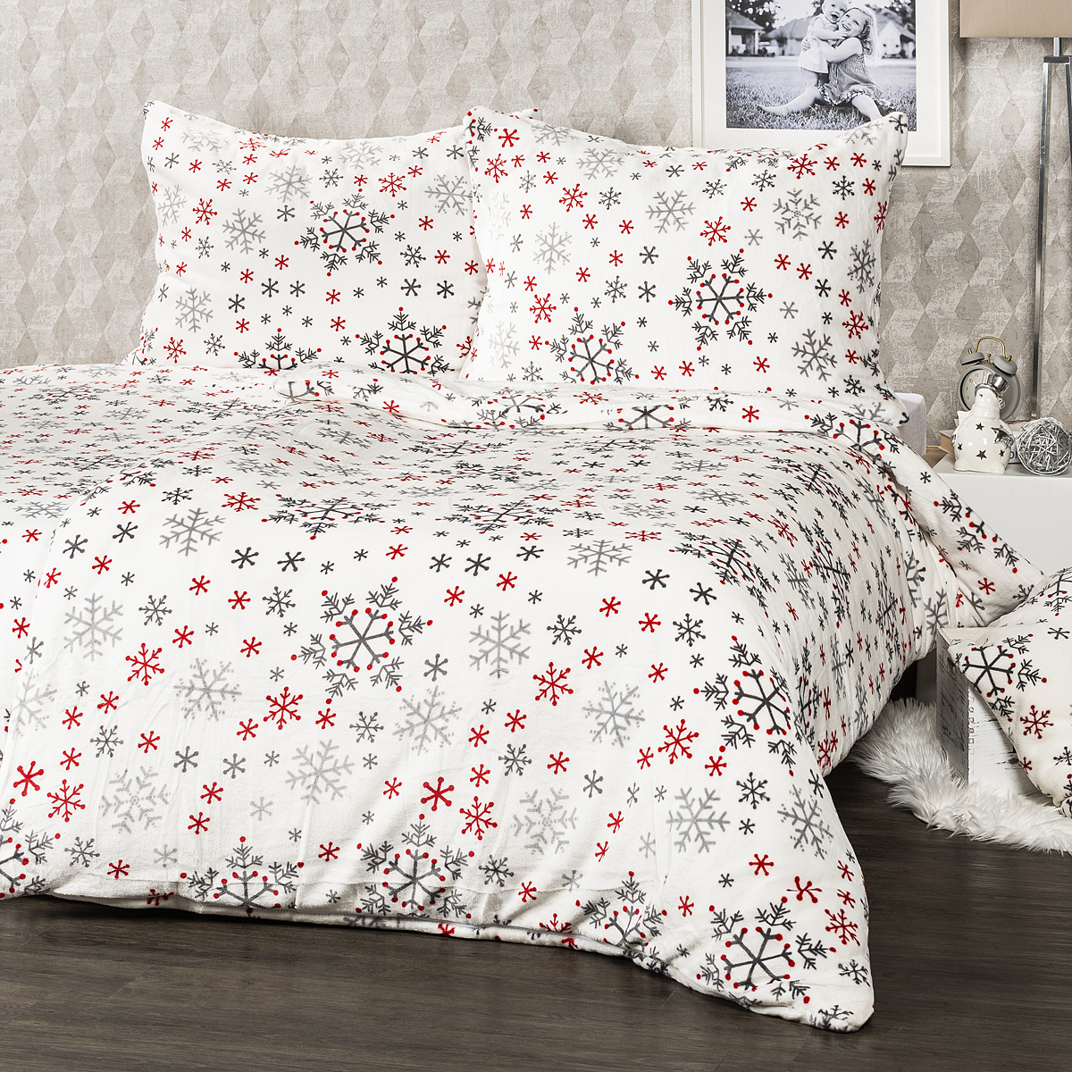 4Home obliečky mikroflanel Snowflakes