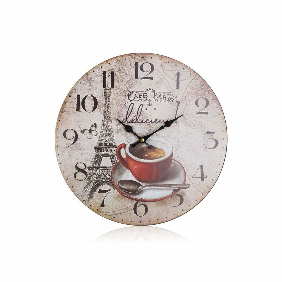 Nástenné hodiny Cafe Paris