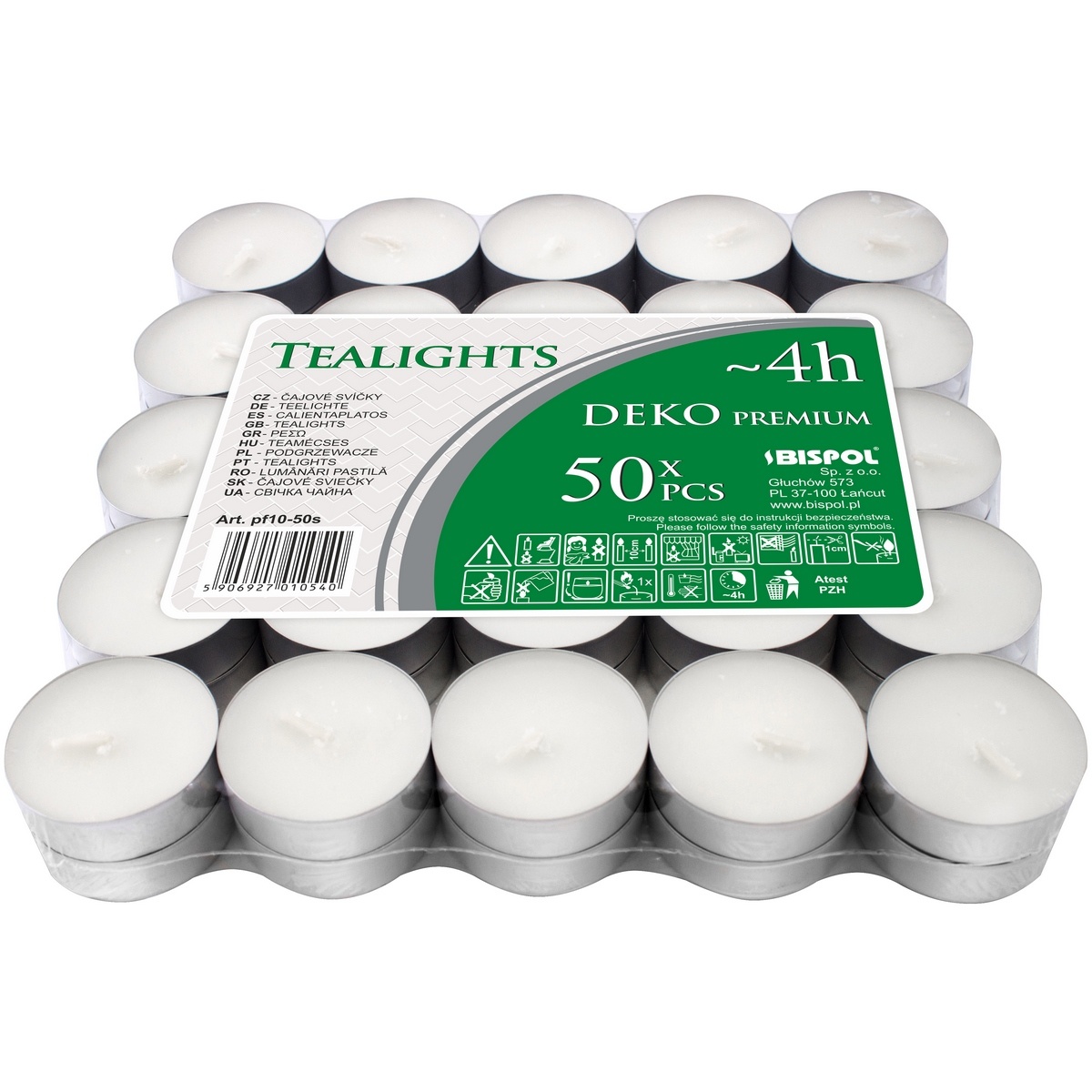 Sada čajových sviečok Deko premium