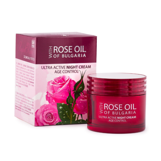 Nočný pleťový krém s ružovým olejom Regina Roses 50 ml