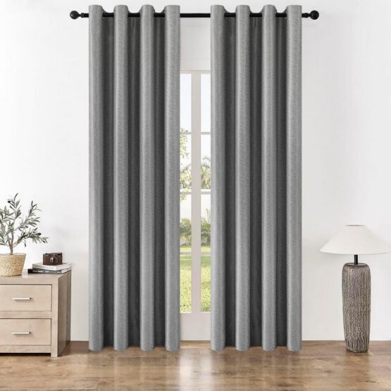 4Home Zatemňovací záves Stripe sivá