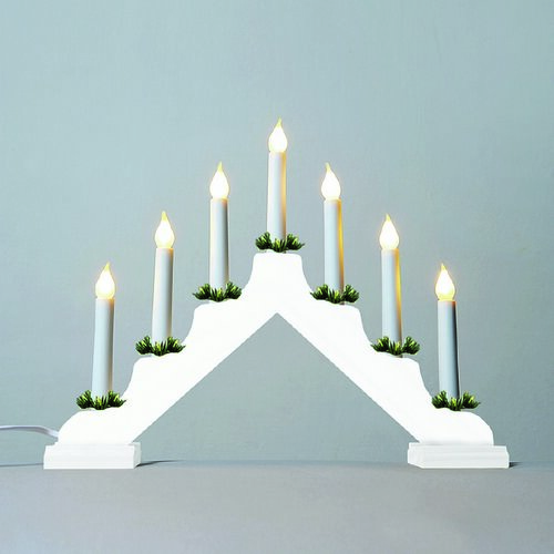 Adventný svietnik s ťahanou žiarovkou LED Filament