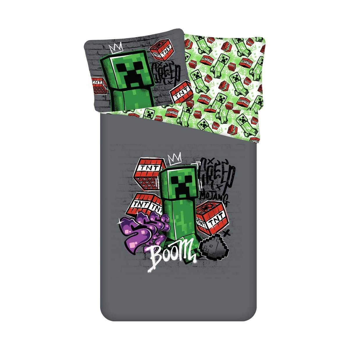 Jerry Fabrics Bavlnené obliečky Minecraft Metro Art