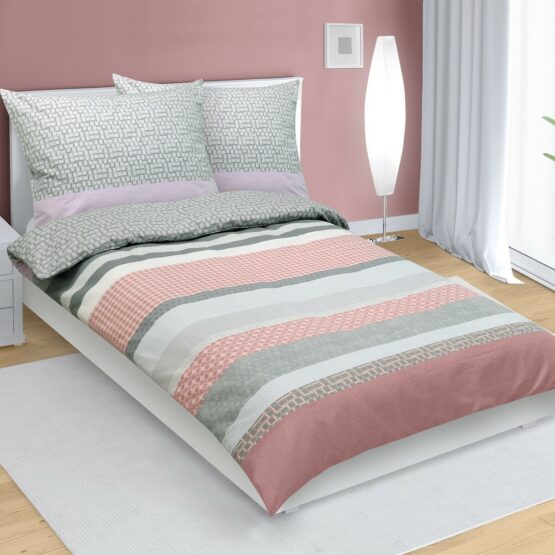 Bellatex Flanelové obliečky Ornament sivá