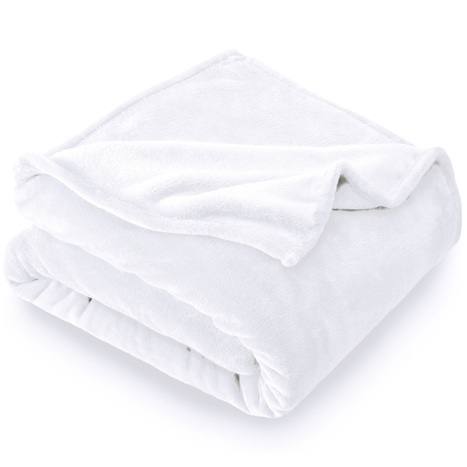 BedTex Deka mikroplyš Biela