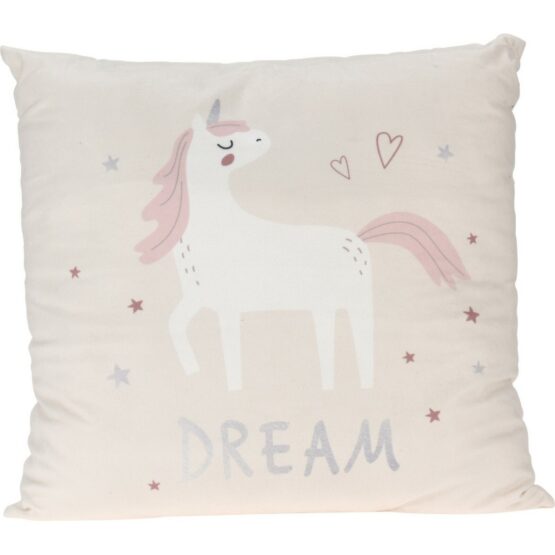 Detský vankúš Unicorn dream biela