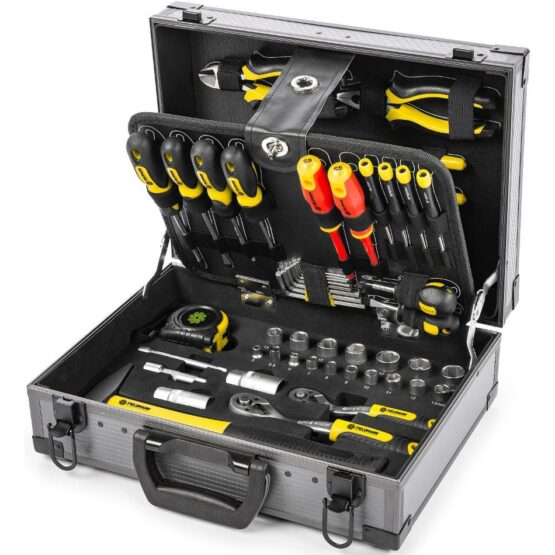 FIELDMANN FDG 5021-114R Sada náradia s kovovým kufríkom