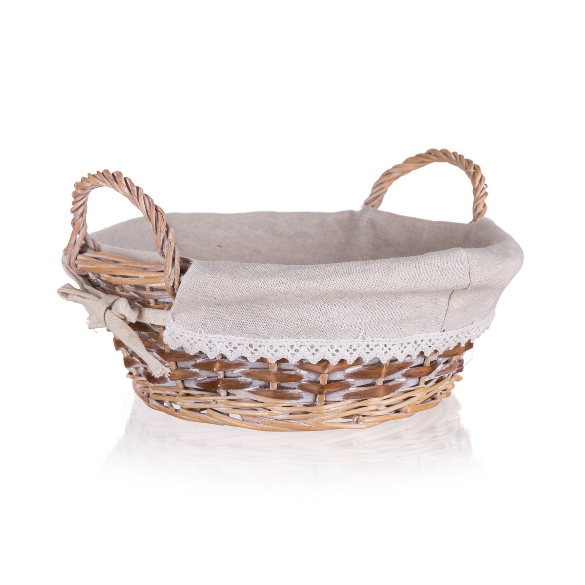 Home Decor Prútený košík s ušami Duo