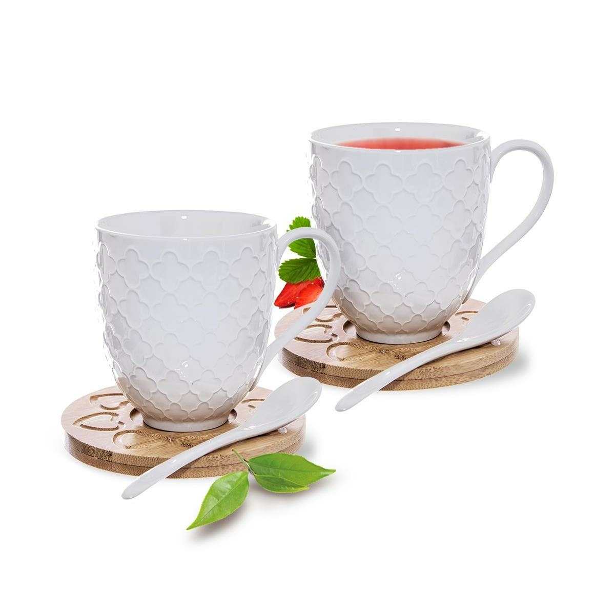 Orion Sada porcelánovej šálky s podšálkou a lyžičkou Bambu
