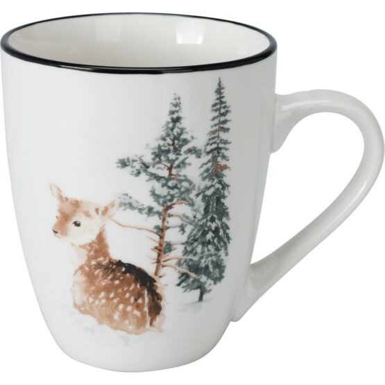Porcelánový hrnček Winter Fawn
