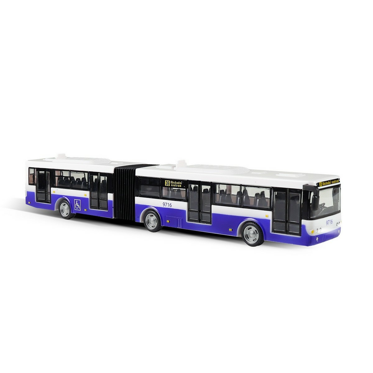 Rappa Kĺbový autobus modrý