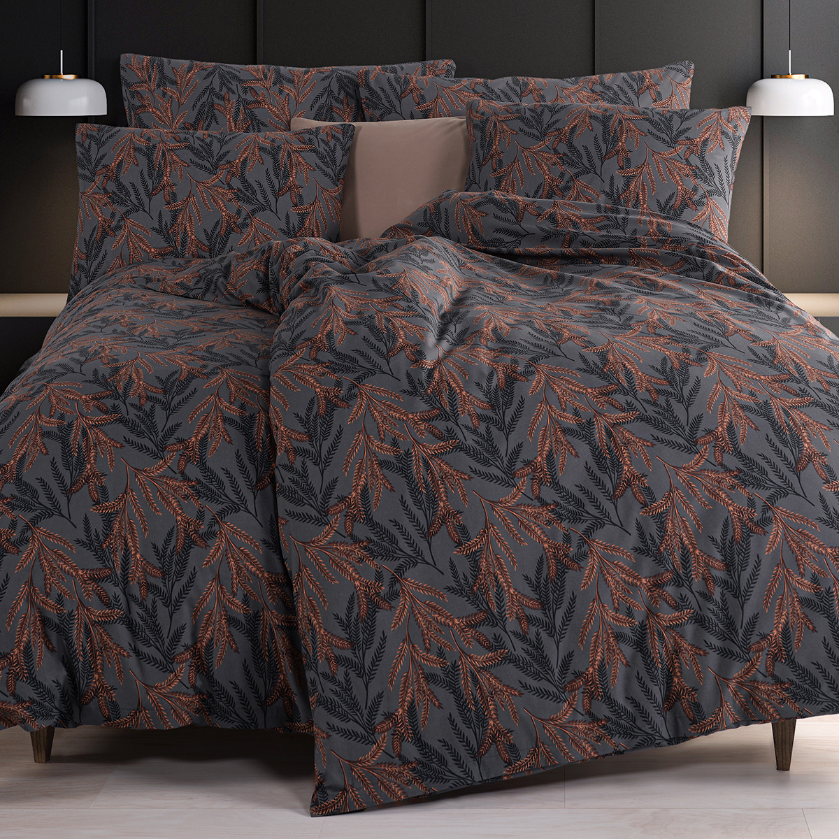 4Home Bavlnené obliečky renforcé Midnight Fern