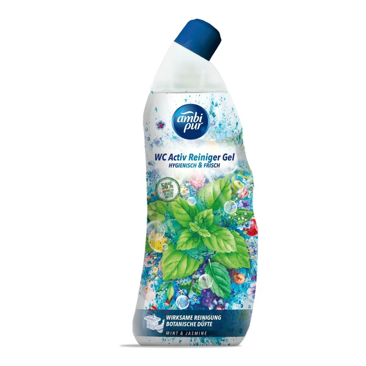 Ambipur WC Active gél mäta & jazmín 750 ml