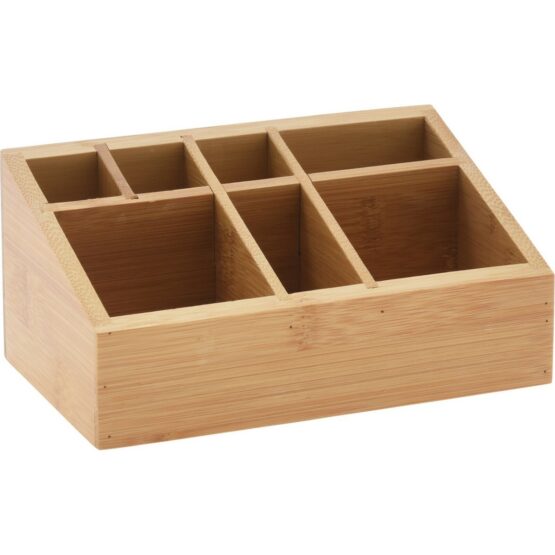 Bambusový organizér na líčenie