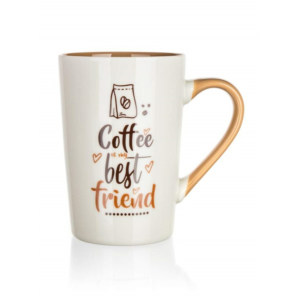 Banquet Keramický hrnček COFFE BEST FRIEND 450 ml