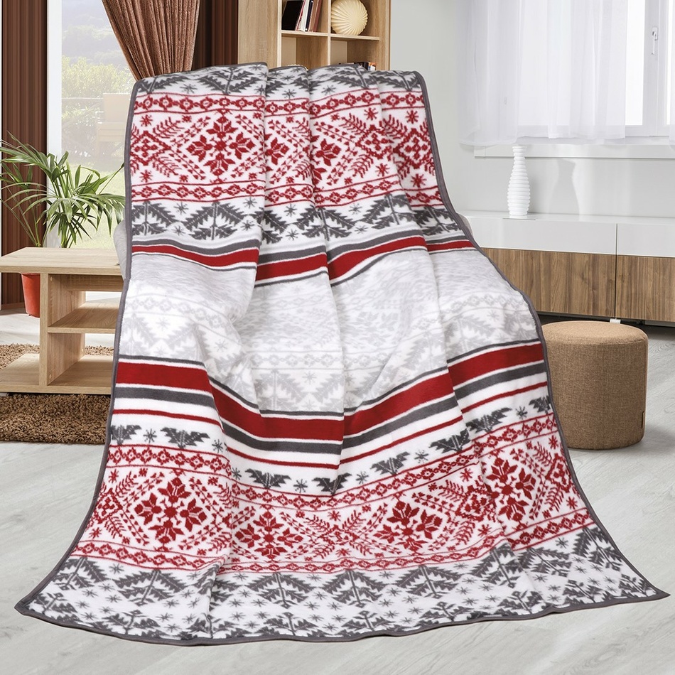 Bellatex Deka Karmela Plus Retro červenosivá