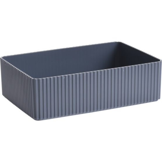 Kozmetický organizér Stripe sivá