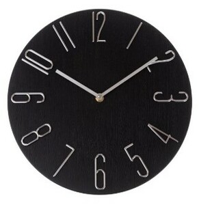 Nástenné hodiny Berry black