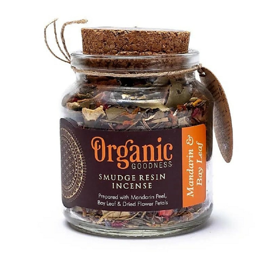 Organické kadidlo Mandarin & Bay Leaf