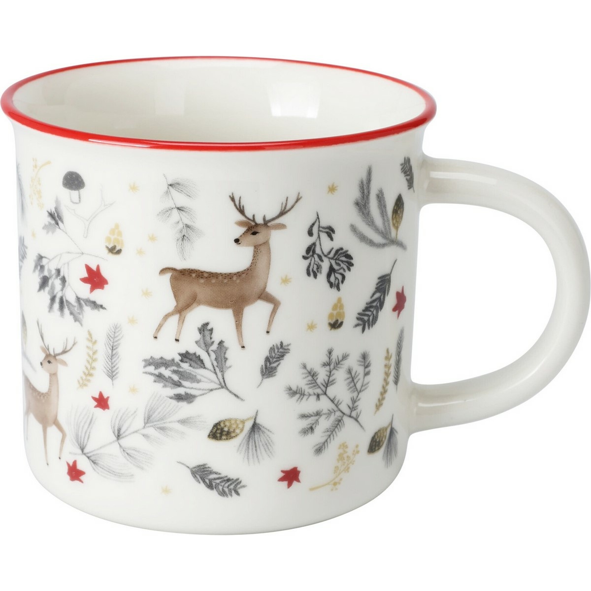 Porcelánový hrnček Winter Deer