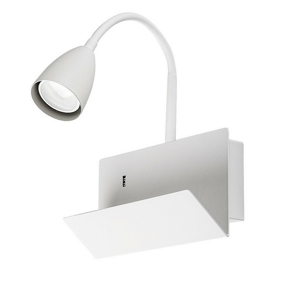 Rabalux 71090 nástenná lampa s odkladacím priestorom Tacito