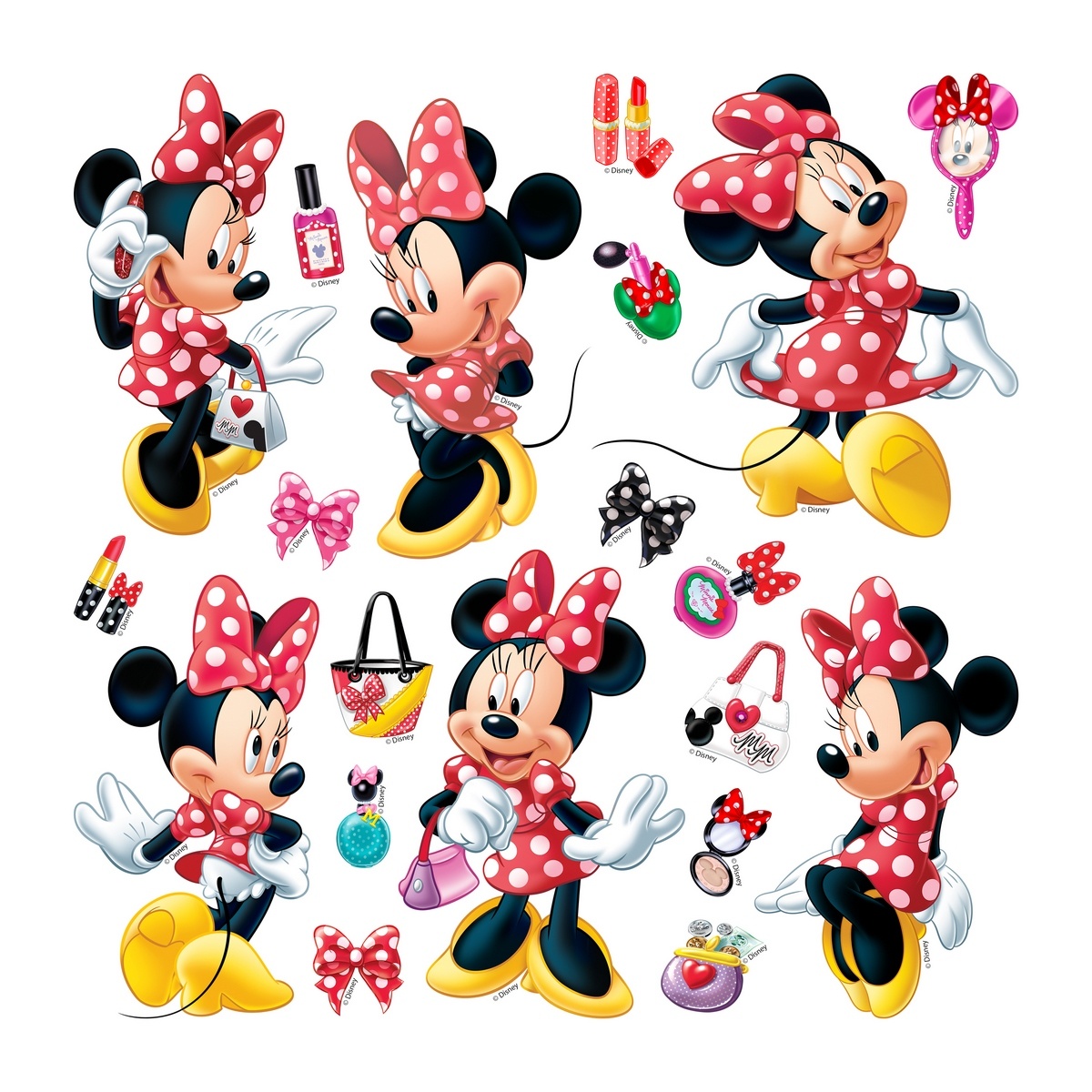 Samolepiaca dekorácia Minnie Mouse