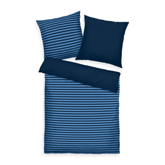 Tom Tailor Bavlnené obliečky Dark Navy & Cool Blue
