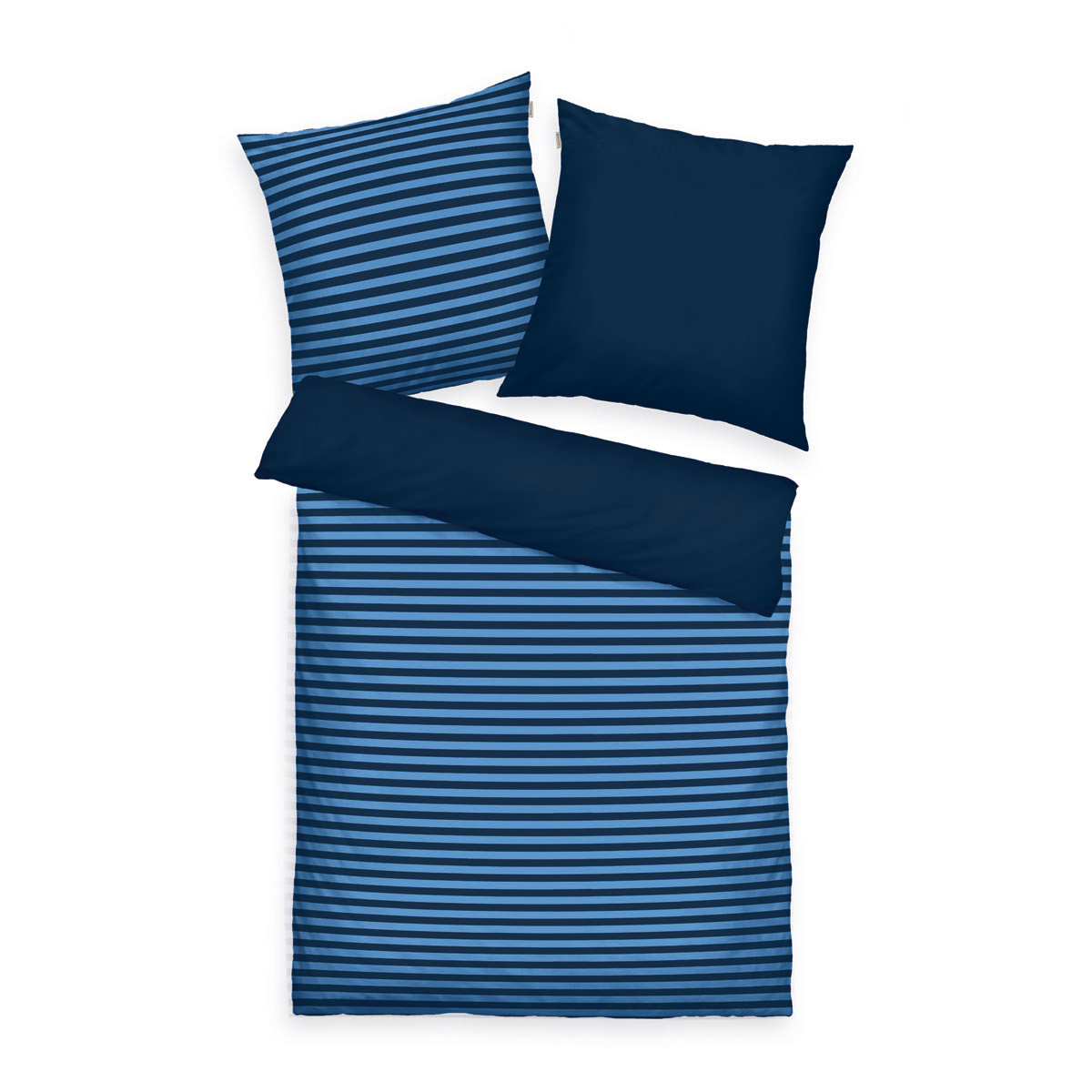 Tom Tailor Bavlnené obliečky Dark Navy & Cool Blue