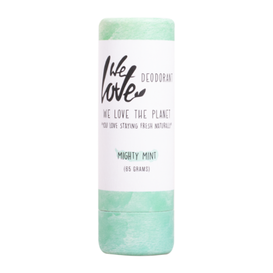 Prírodný tuhý deodorant "Mighty Mint" We Love the Planet 65 g