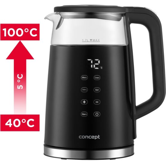 Concept RK4100 rýchlovarná kanvica s reguláciou teploty 1