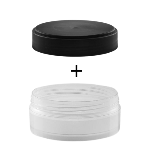 Plastová dóza na krém/maslo transparentná 100ml