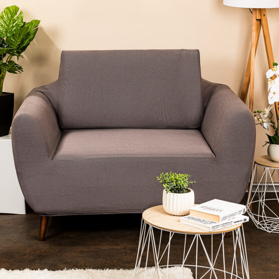 4Home Multielastický poťah na kreslo Comfort sivá